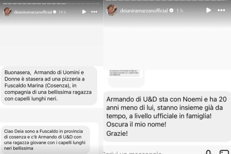 armando incarnato fidanzata giovanissima